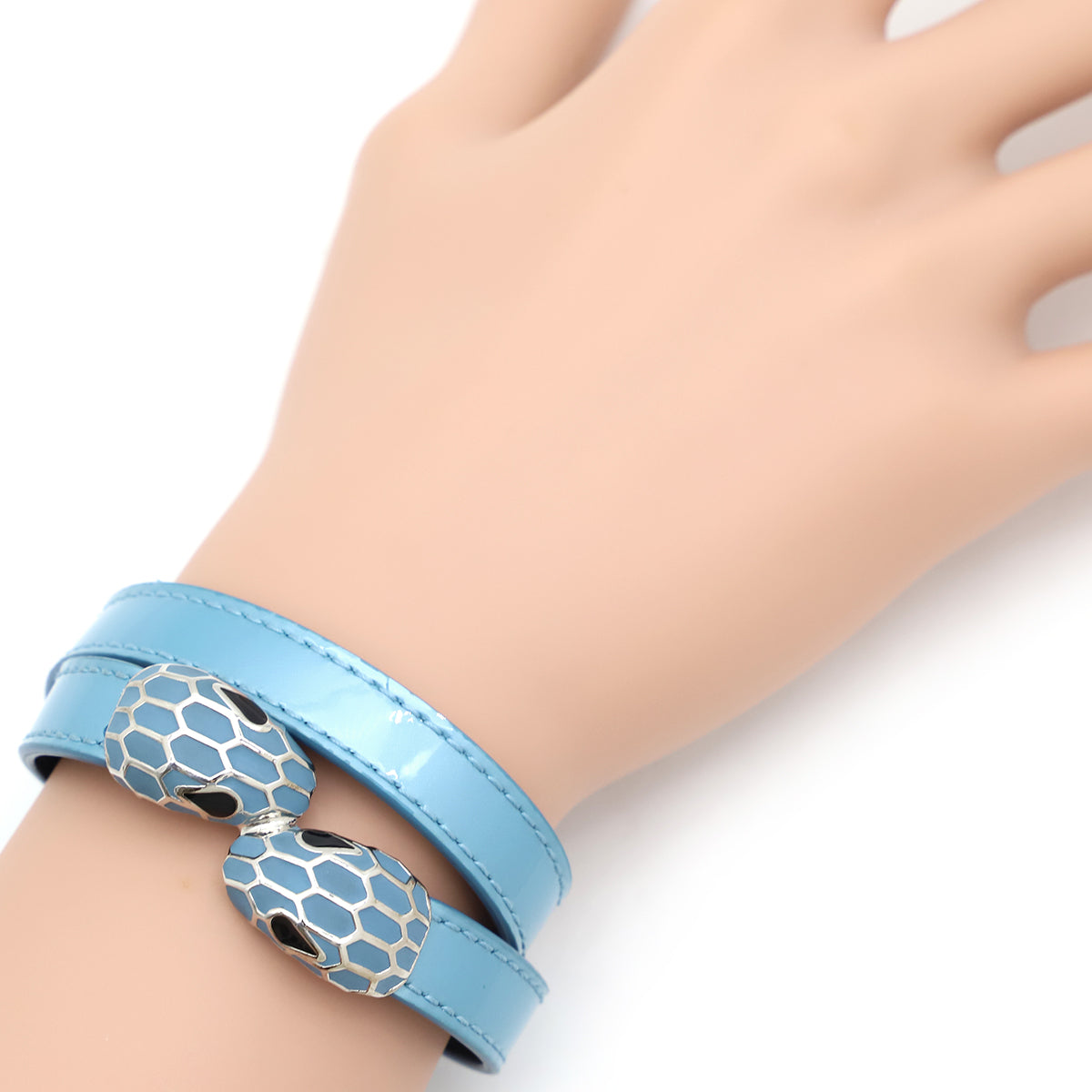 ブルガリ BVLGARI セルペンティ フォーエバー レザー ブレス ライト