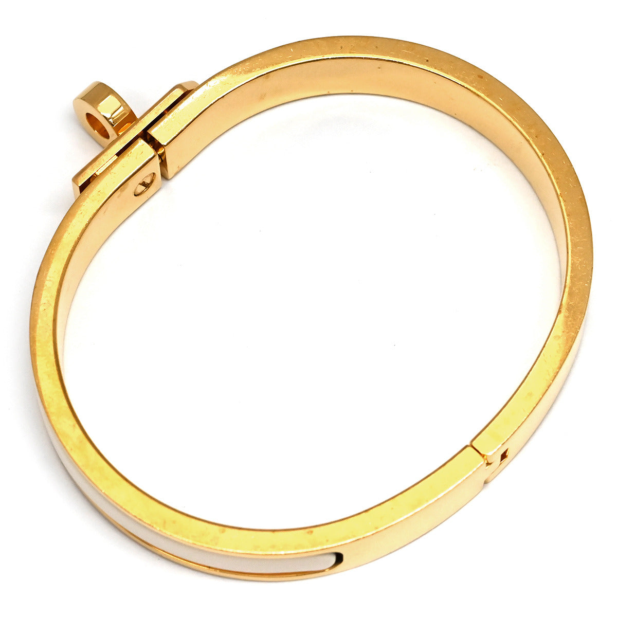 エルメス HERMES ミニ クリック ケリー イエローゴールド×クリーム GP