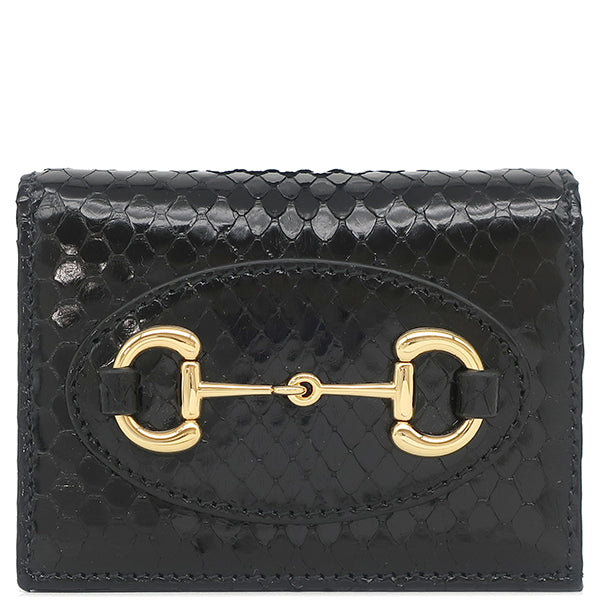グッチ GUCCI ホースビット 1955 カードケース ウォレット ブラック