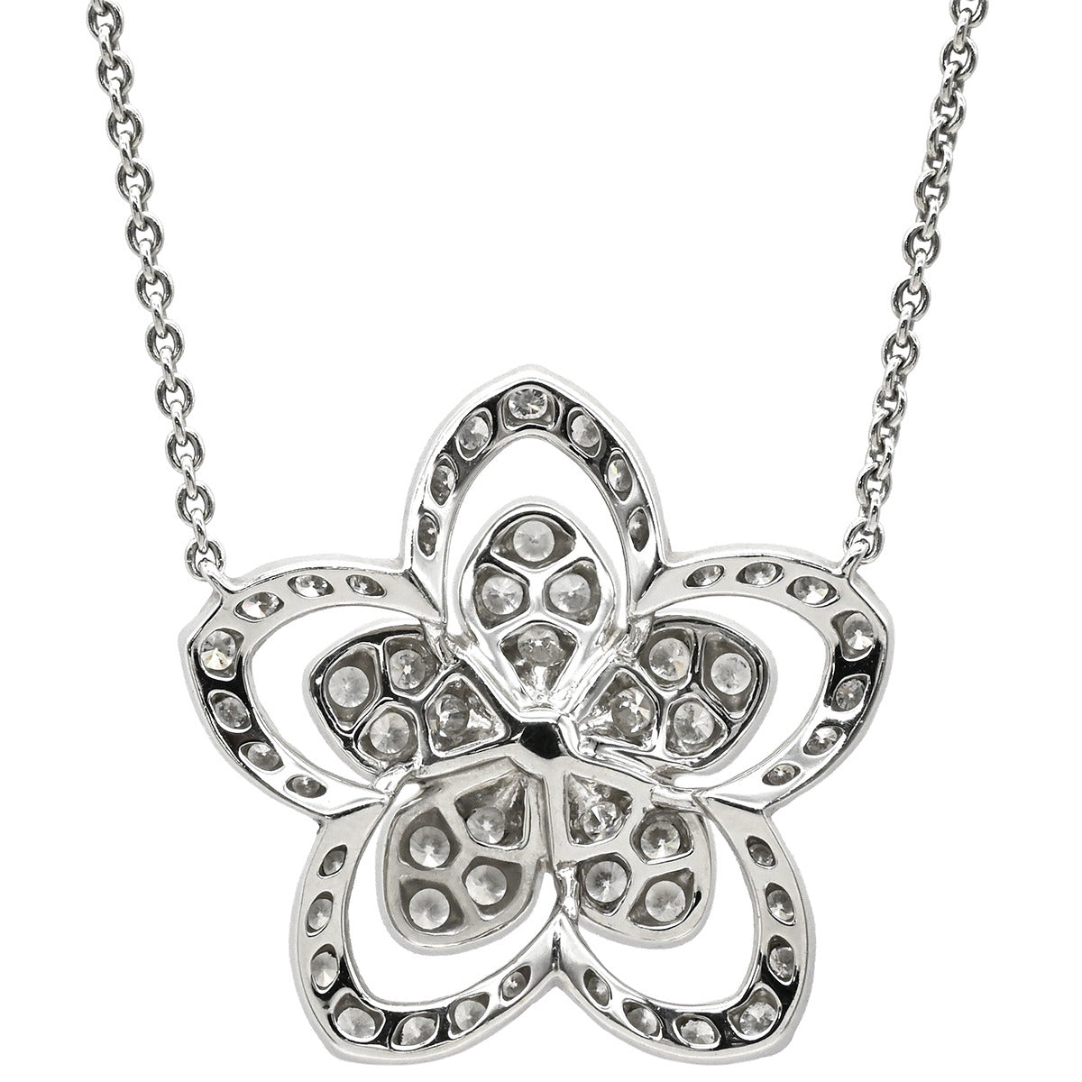 グラフ GRAFF ワイルドフラワー ダイヤモンド ペンダント ホワイト