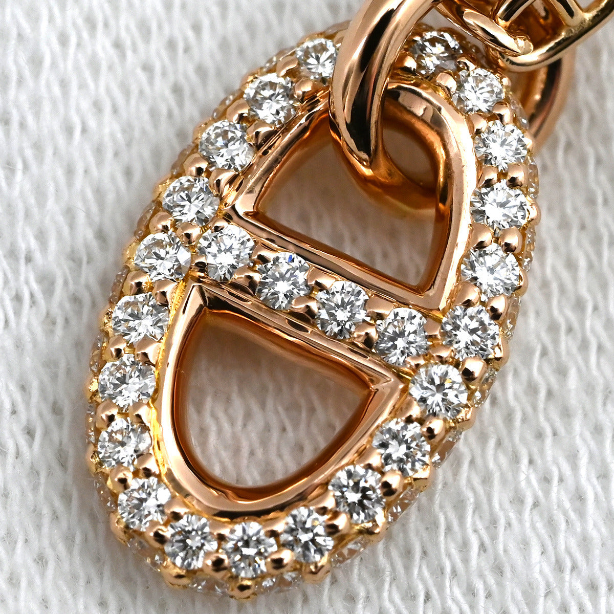 エルメス HERMES ファランドール PM ペンダント H221303B ピンク