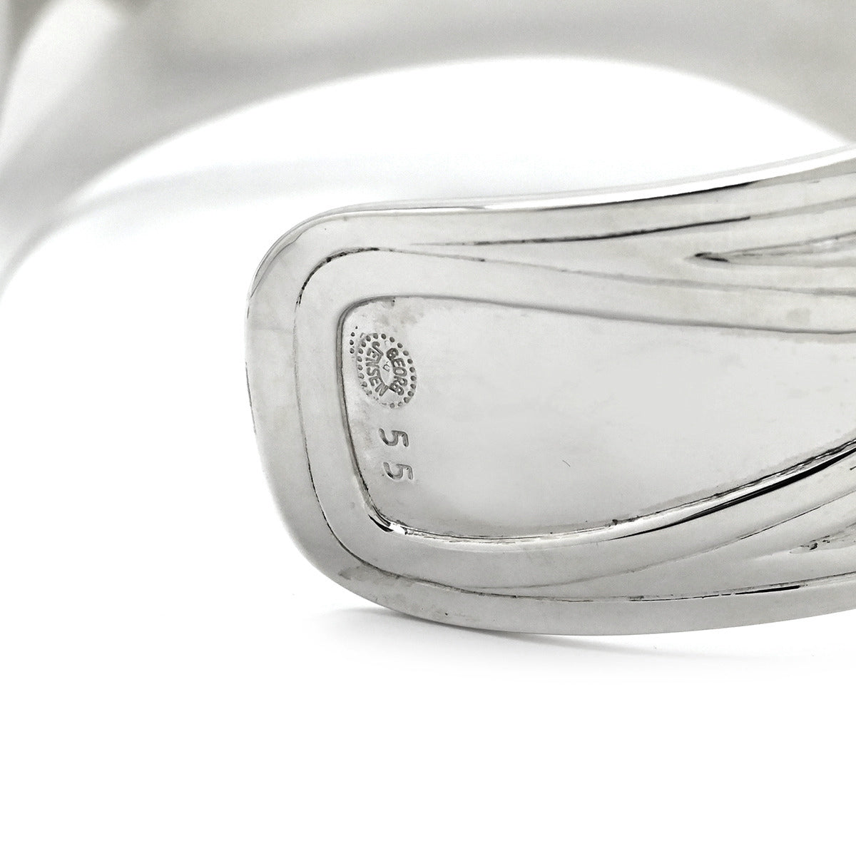 ジョージ・ジェンセン Georg Jensen デザイン バングル 55 シルバー