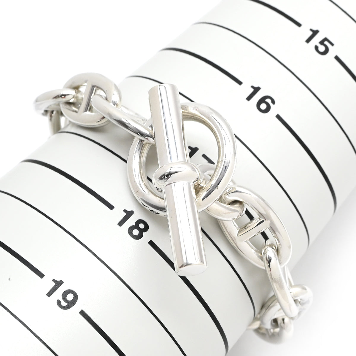 エルメス HERMES シェーヌダンクル GM シルバー シルバー925