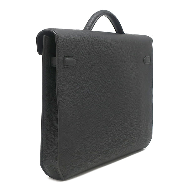 エルメス HERMES ケリーデペッシュ 36 モノクローム ブラック トゴ