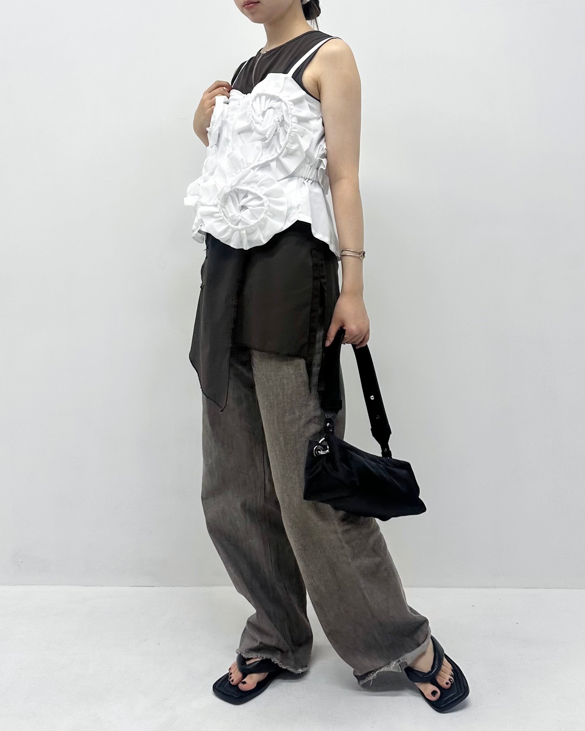 aqua frill bustier – HOUGA