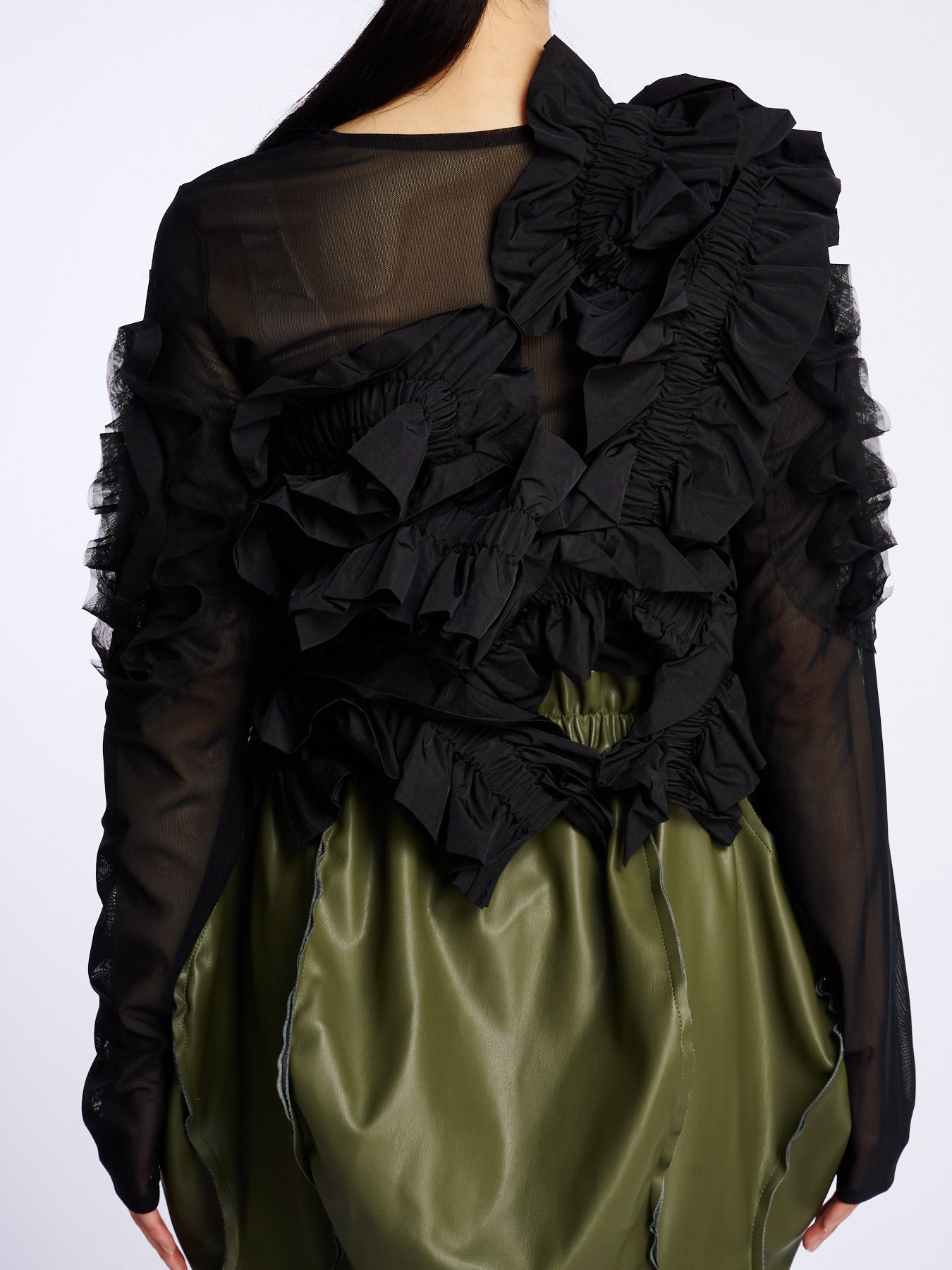 kiki frill vest – HOUGA