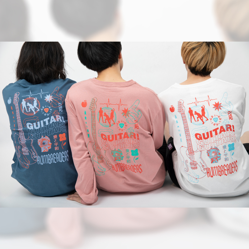 ギター！ギター！ギター！ロンT［ホワイト］ | ハンブレッダーズ