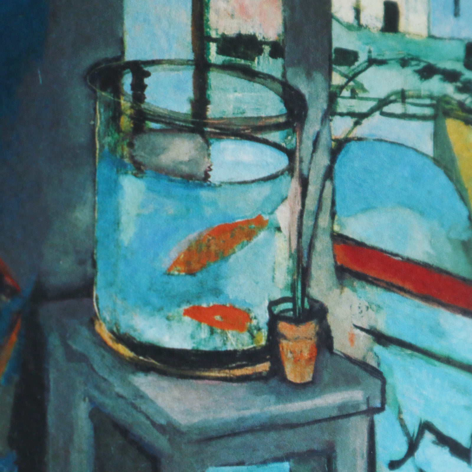 アンリ・マティス 「金魚鉢のある室内」アートポスター｜モダン