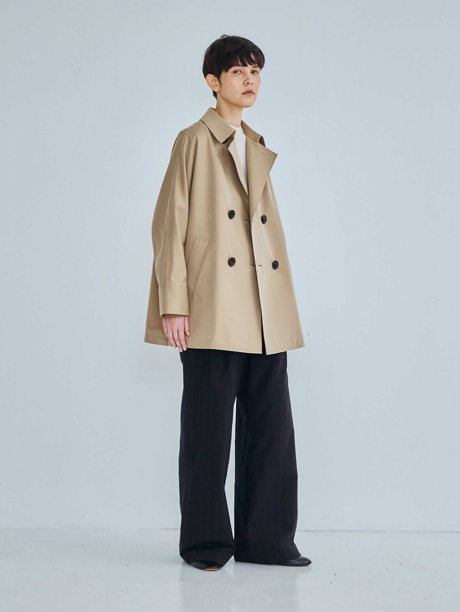 TICCA | miniテントトレンチコート TBFS-162ベージュ、カーキ