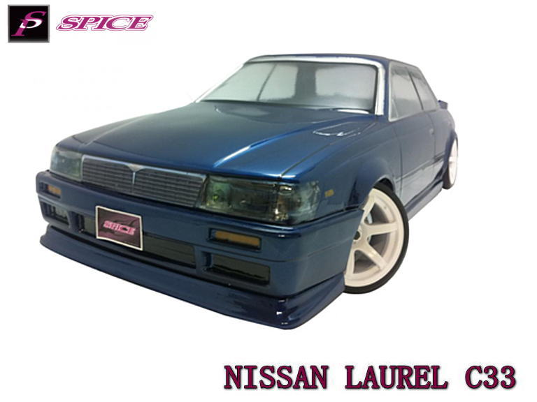スパイス SPA-616 NISSAN ローレル (C33) 1/10電動RCカー用 未塗装