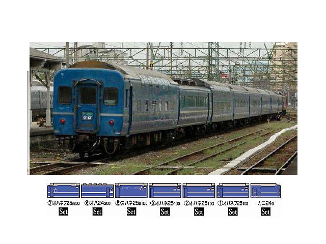トミックス 92833 24系25形特急寝台客車(なは)7両セット | 鉄道模型