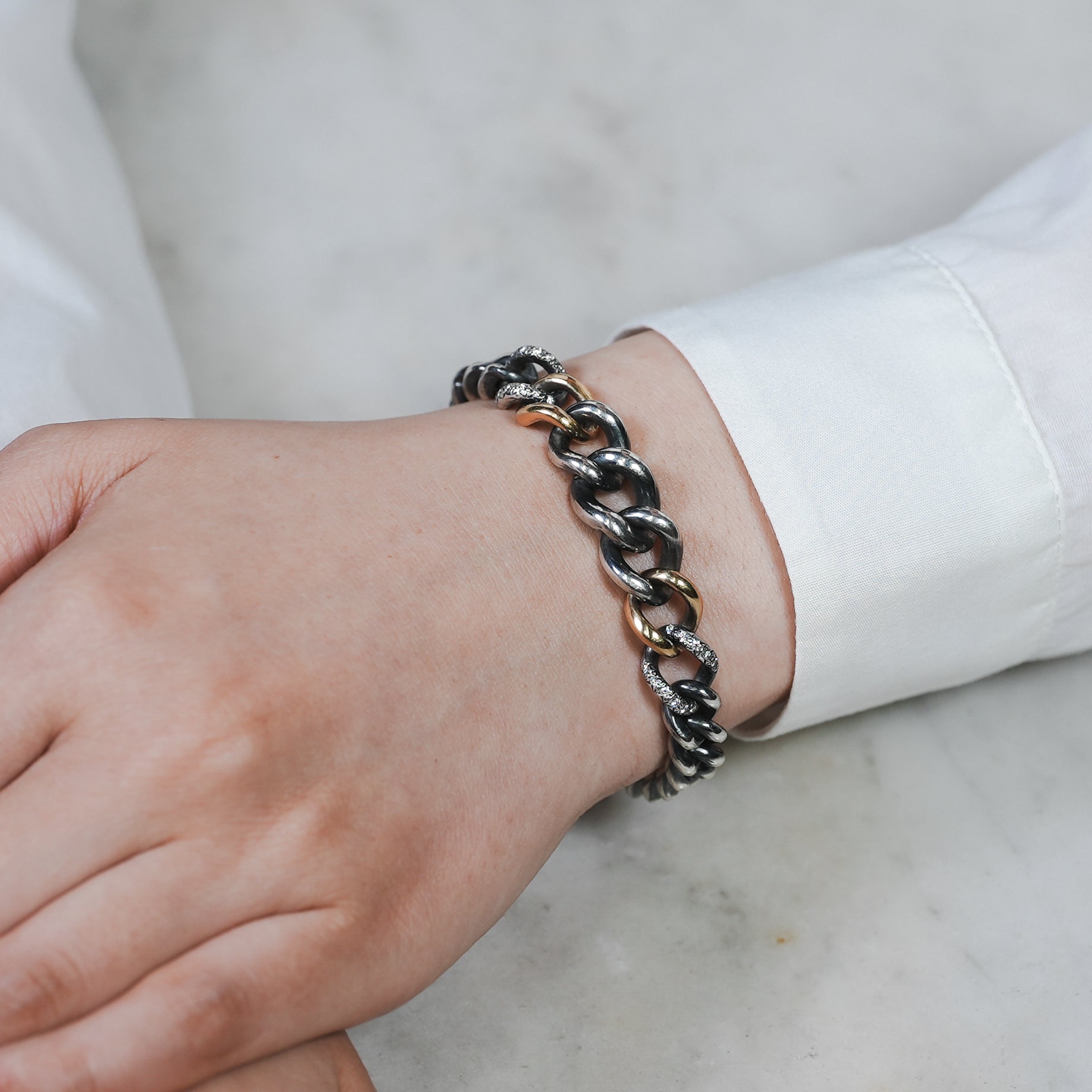 hum ハム HUMETE GRADATION CHAIN BRACELET [et-BR131m] ブレスレット