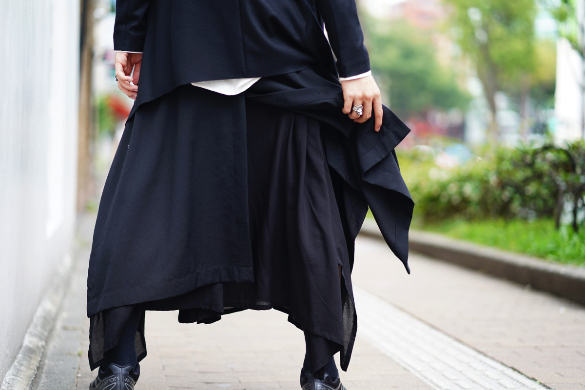 YOHJI YAMAMOTO BAT Skirt Pants | HUES 福岡セレクトショップ