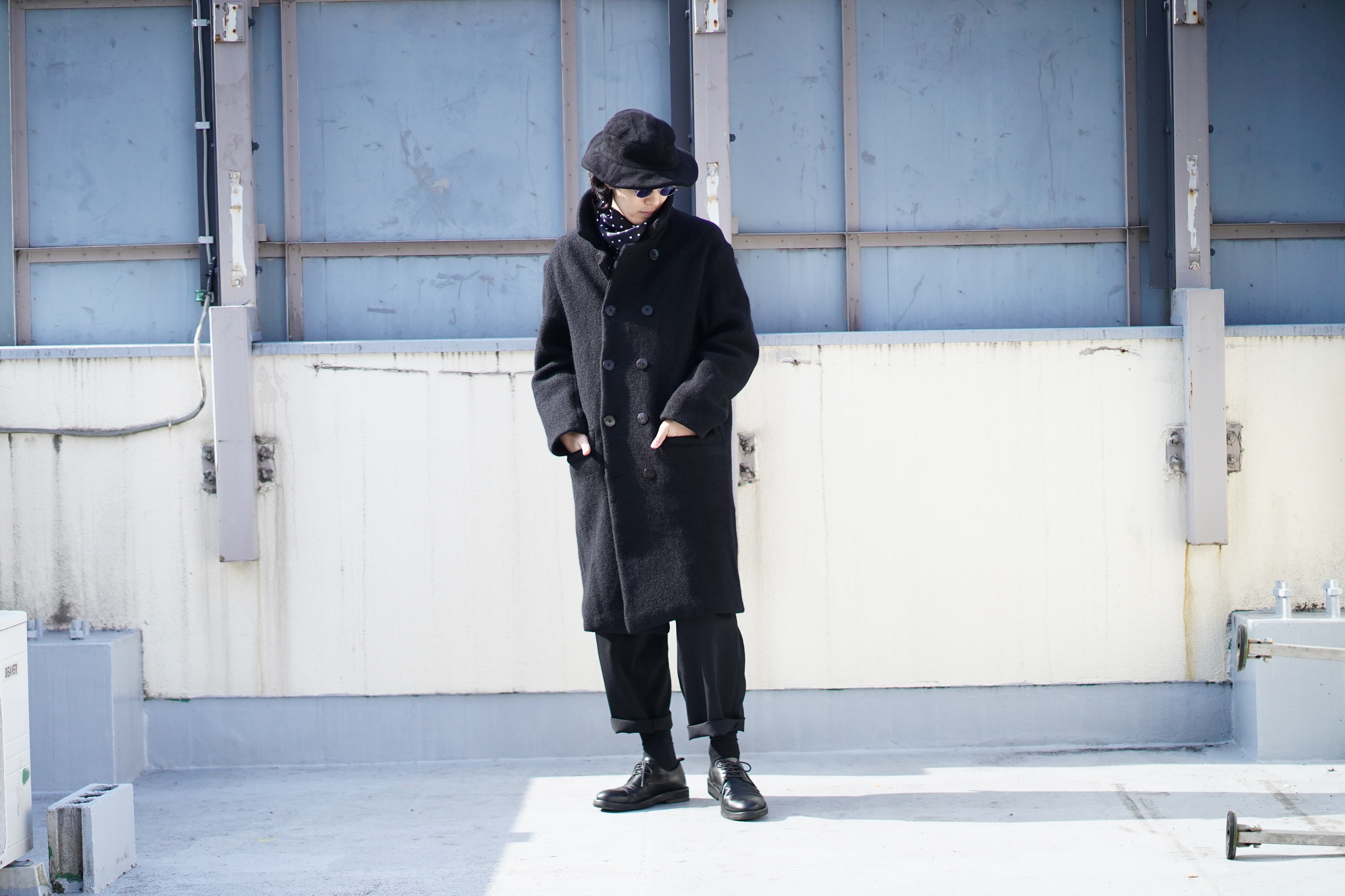 Geoffrey B.Small early 1900's long double-breasted atelier work