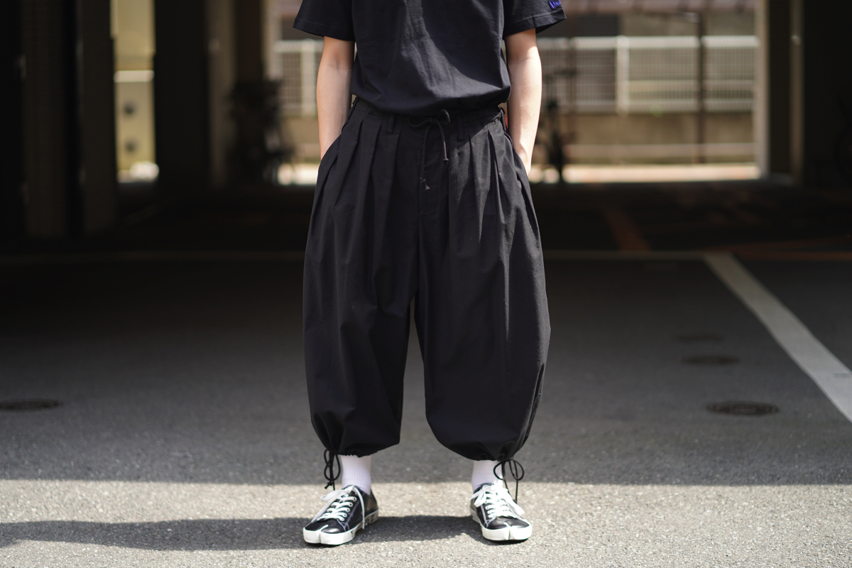 YOHJI YAMAMOTO Cotton Twill Balloon Pants | HUES 福岡セレクトショップ