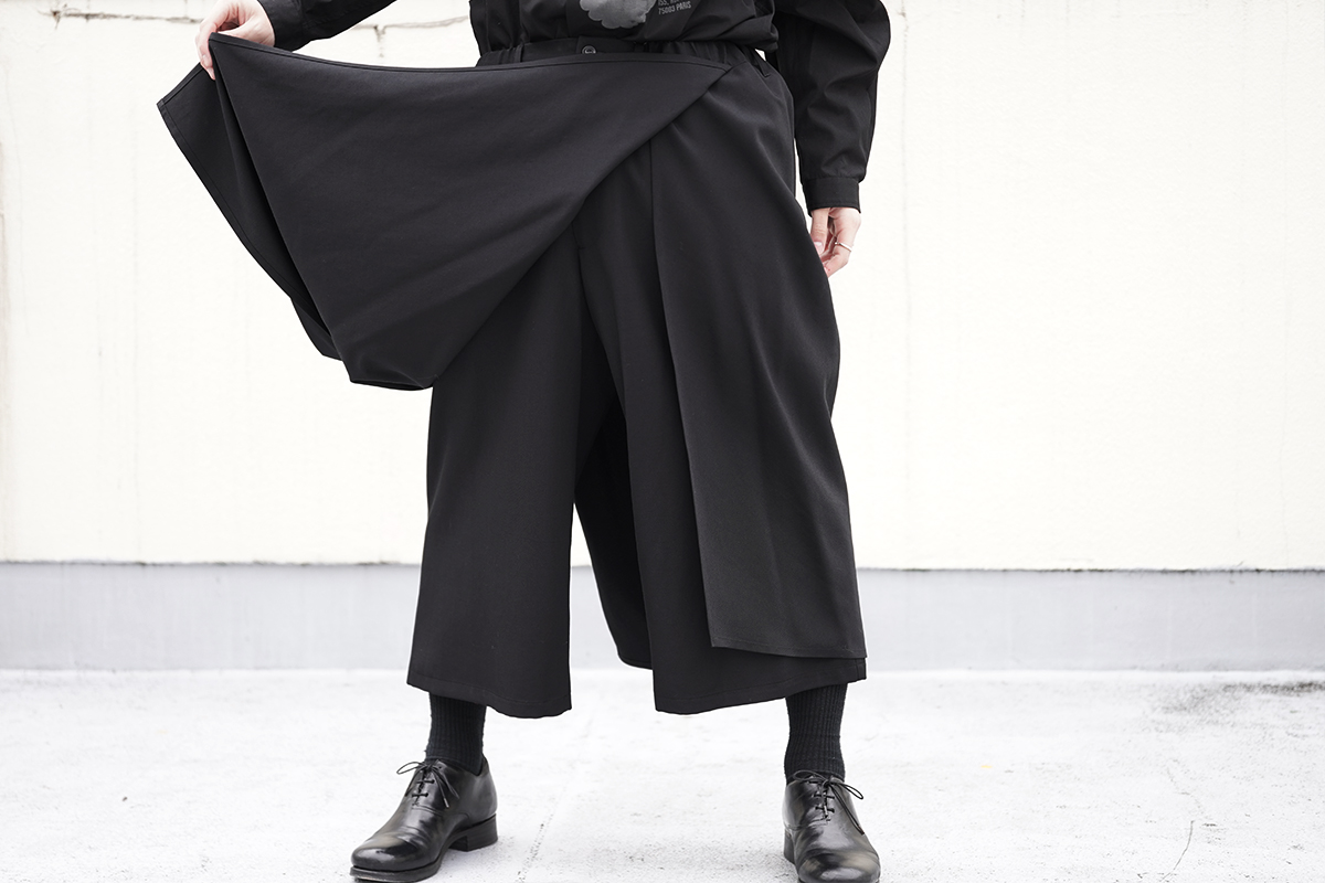 B YOHJI YAMAMOTO Drape Skirt Pants | HUES 福岡セレクトショップ
