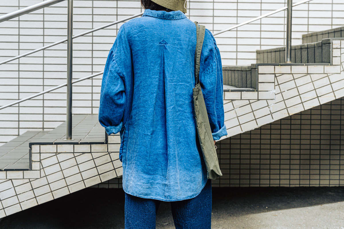 ポータークラシックのディズニーアロハシャツ & インディゴリネン