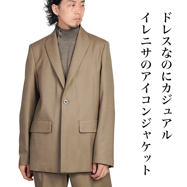 イレニサのモディファイ ショールカラージャケット | HUES 福岡