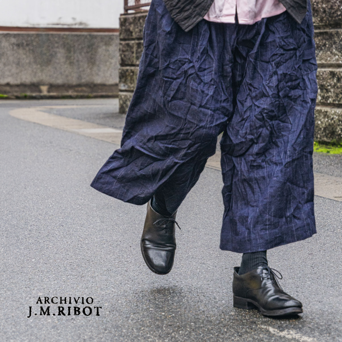 ARCHIVIO J.M.Ribot クロップドワイドパンツ | HUES 福岡セレクトショップ