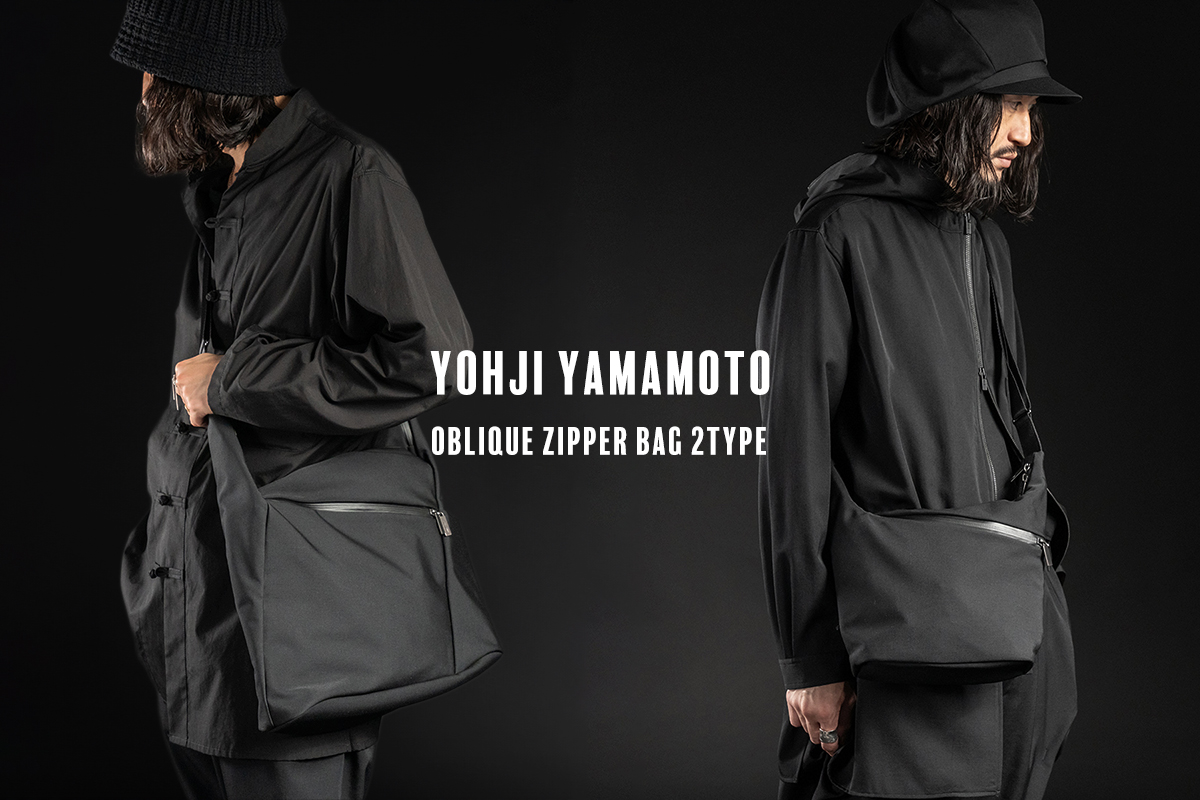 ヨウジヤマモト25AW オブリークジッパーバッグ2型 | HUES 福岡セレクト