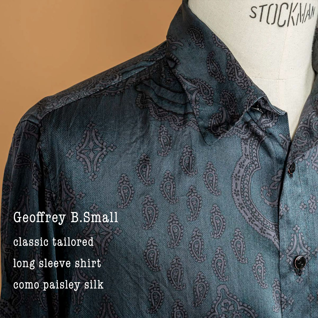 ジェフリー B.スモール ハンドダイ シルクシャツ | HUES 福岡セレクト