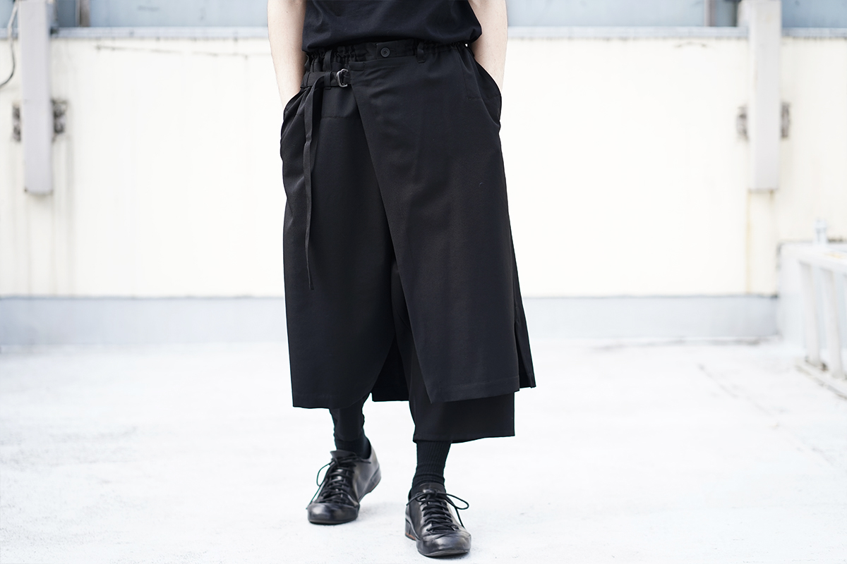 YOHJI YAMAMOTO 20SS Wrap Pants | HUES 福岡セレクトショップ
