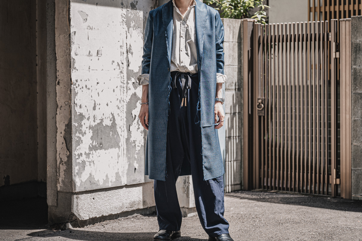 Maria Turri 21-22AW ロングカーディガン大島紬 | HUES 福岡セレクト