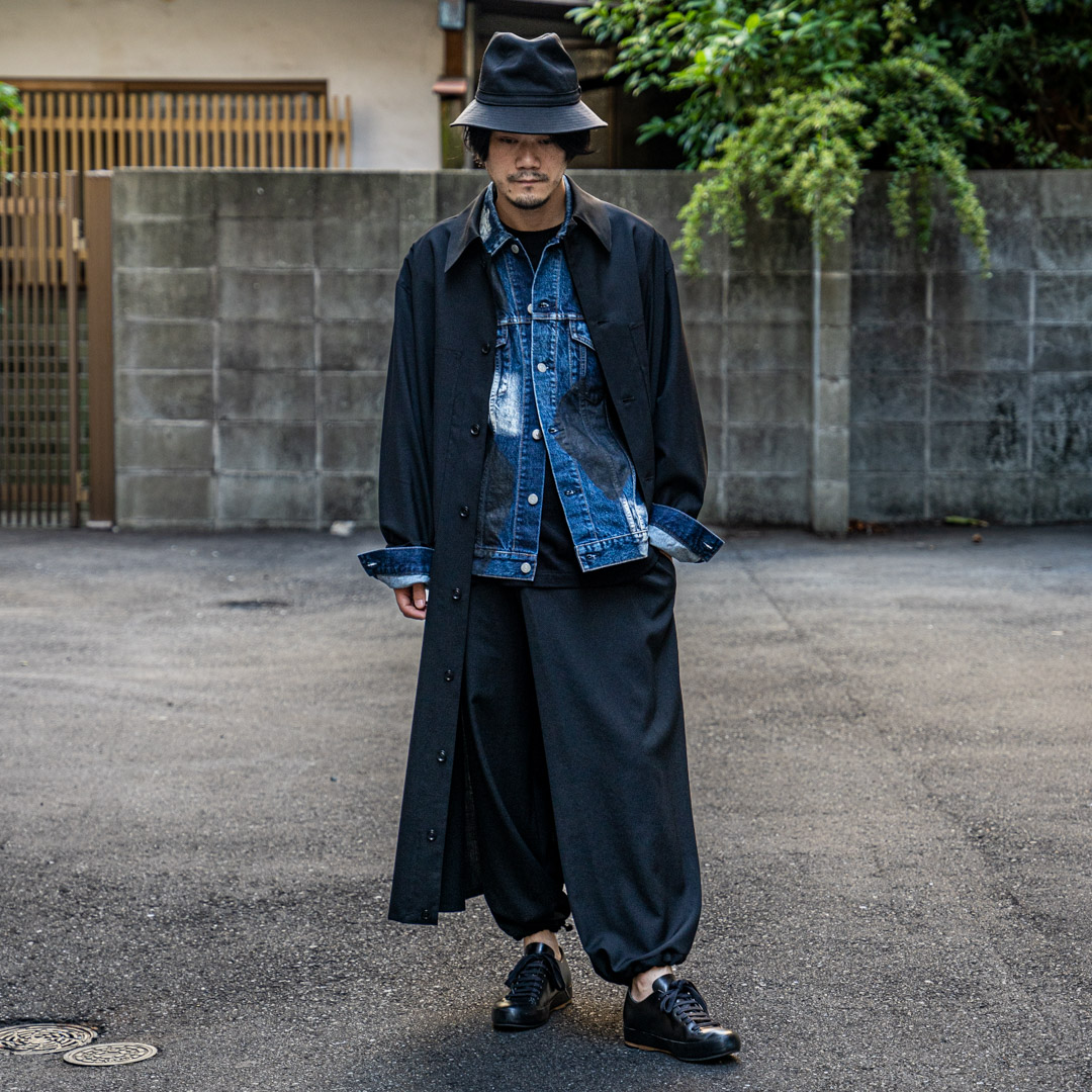 ヨウジヤマモト 2022AW ペイントデニムジャケット | HUES 福岡セレクト