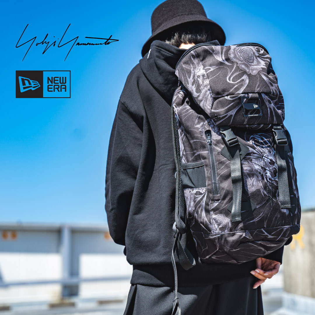 ヨウジヤマモト × ニューエラ 2022年春夏 SKULL&ROSE PRINT RUCKSACK
