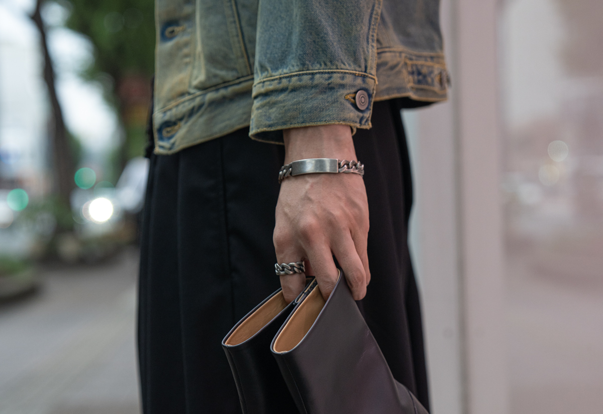 メゾンマルジェラのアノニマスIDブレスレット | HUES 福岡セレクトショップ