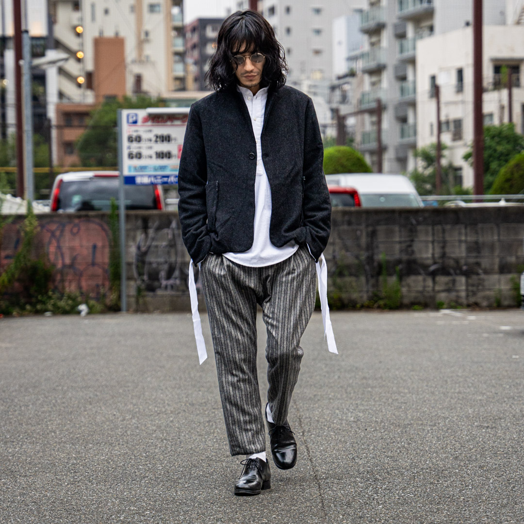 Maria Tuuriのストライプ ウールパンツ | HUES 福岡セレクトショップ