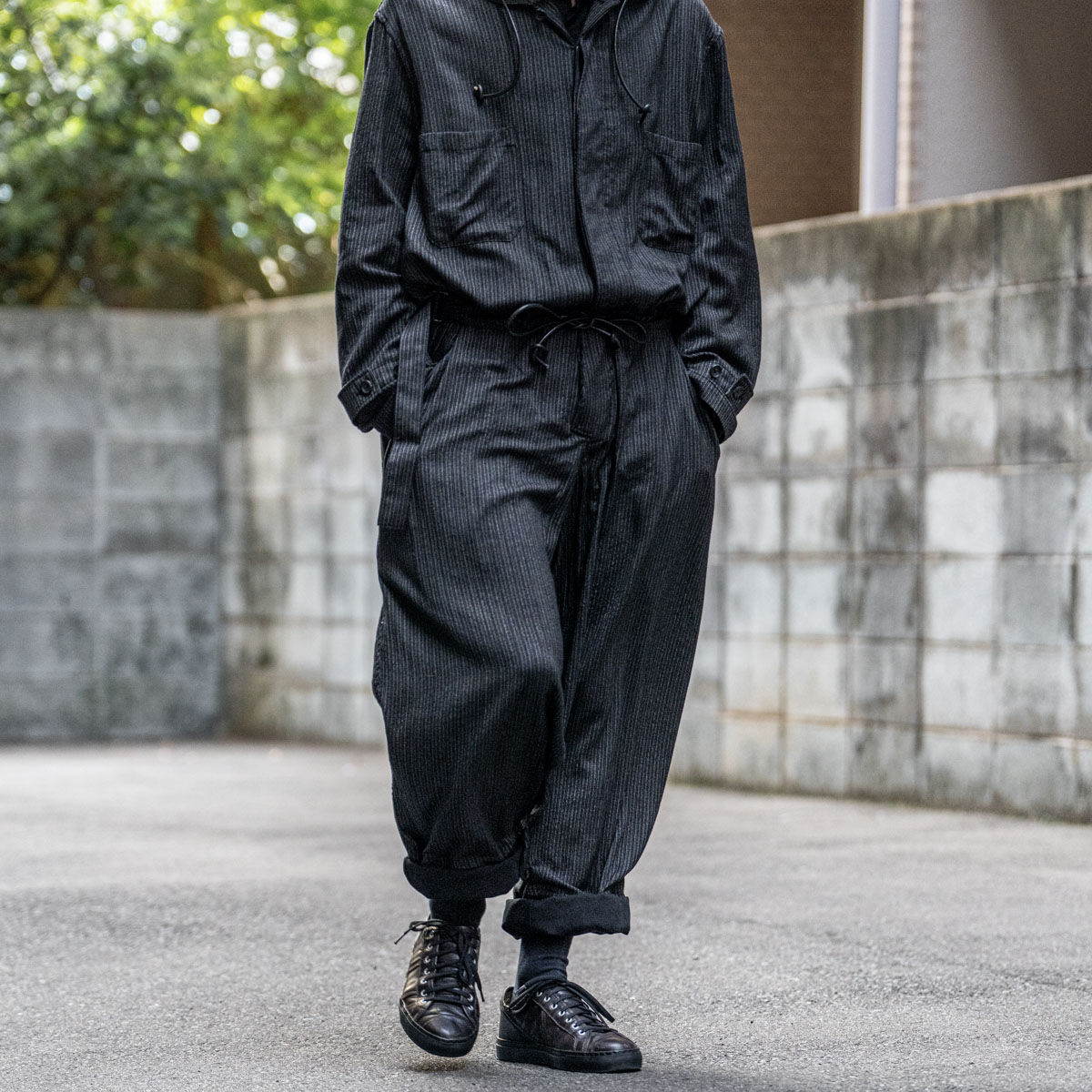 YOHJI YAMAMOTO フーデッドジャンプスーツ | HUES 福岡セレクトショップ