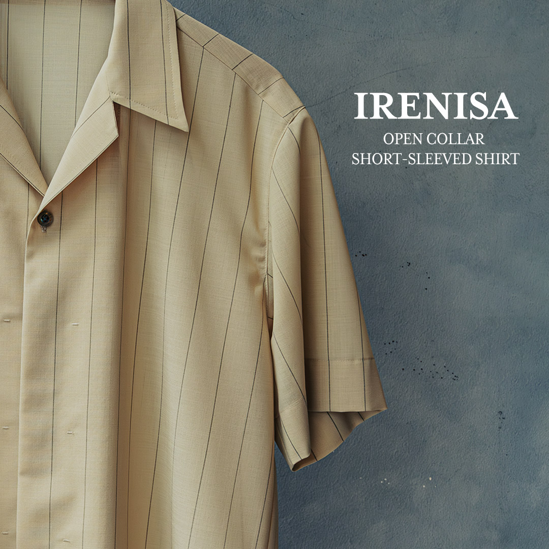 イレニサのオープンカラーショートスリーブシャツ | HUES 福岡セレクト