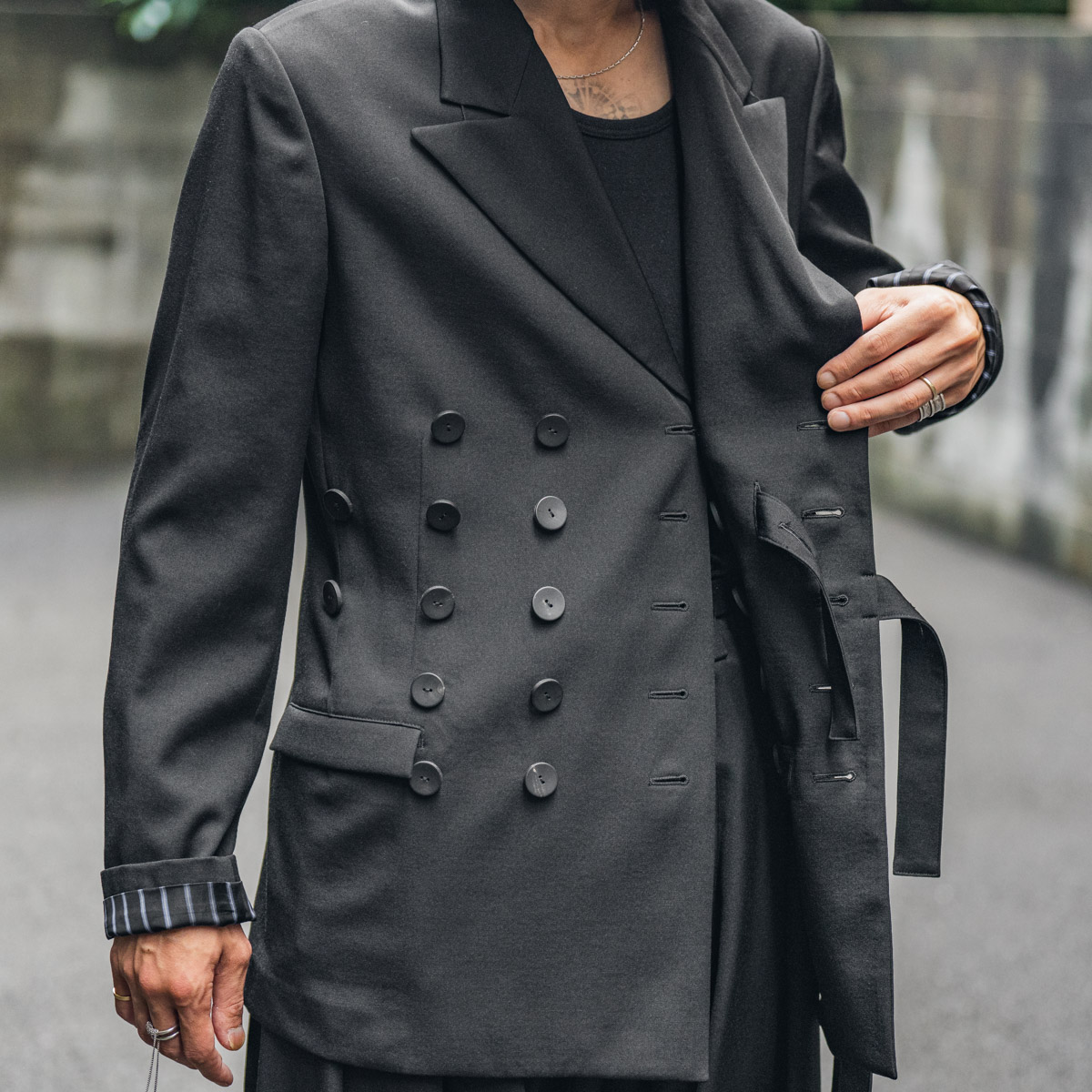 YOHJI YAMAMOTO ダブル拘束ジャケット | HUES 福岡セレクトショップ