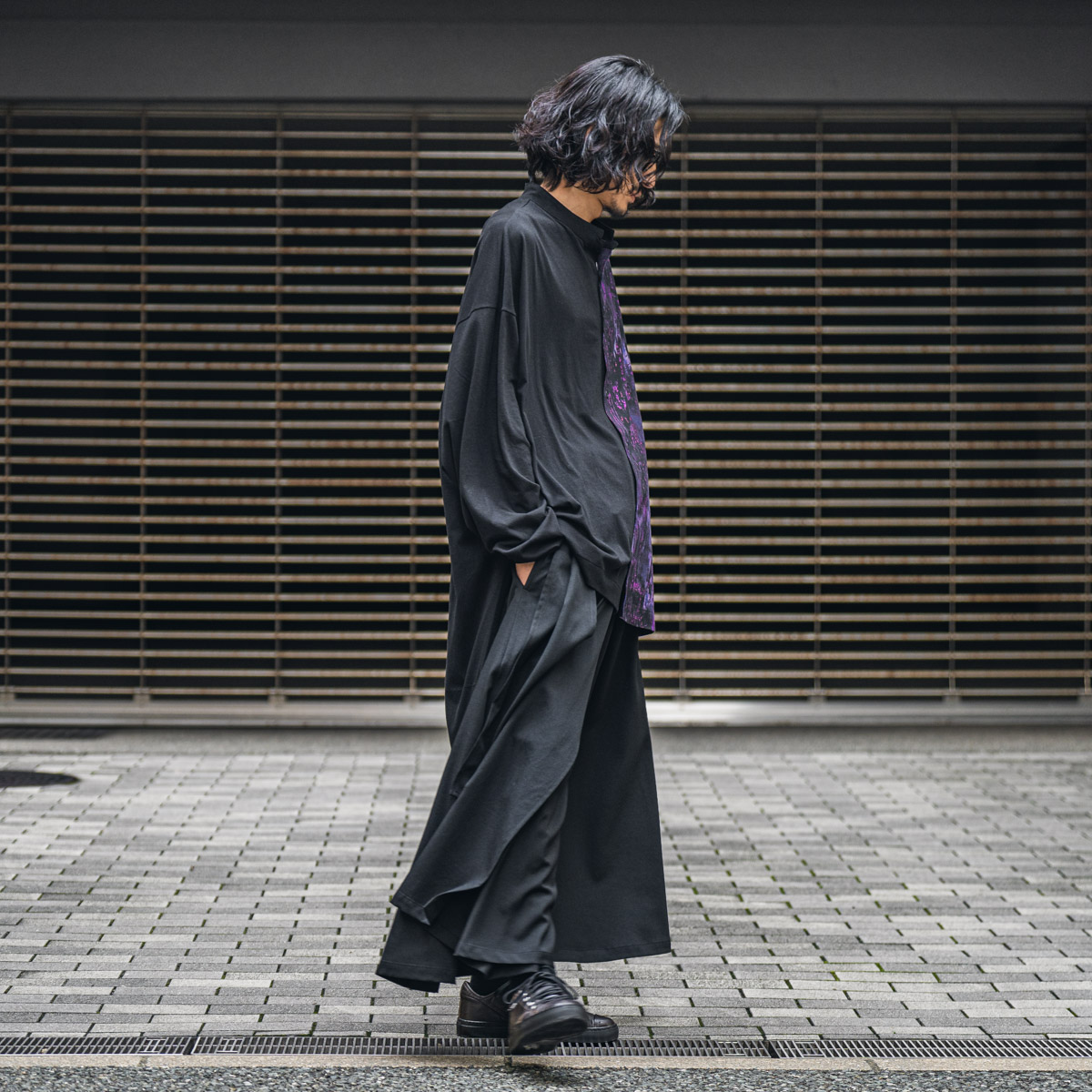 YOHJI YAMAMOTO パターンパネルカーディガン | HUES 福岡セレクトショップ