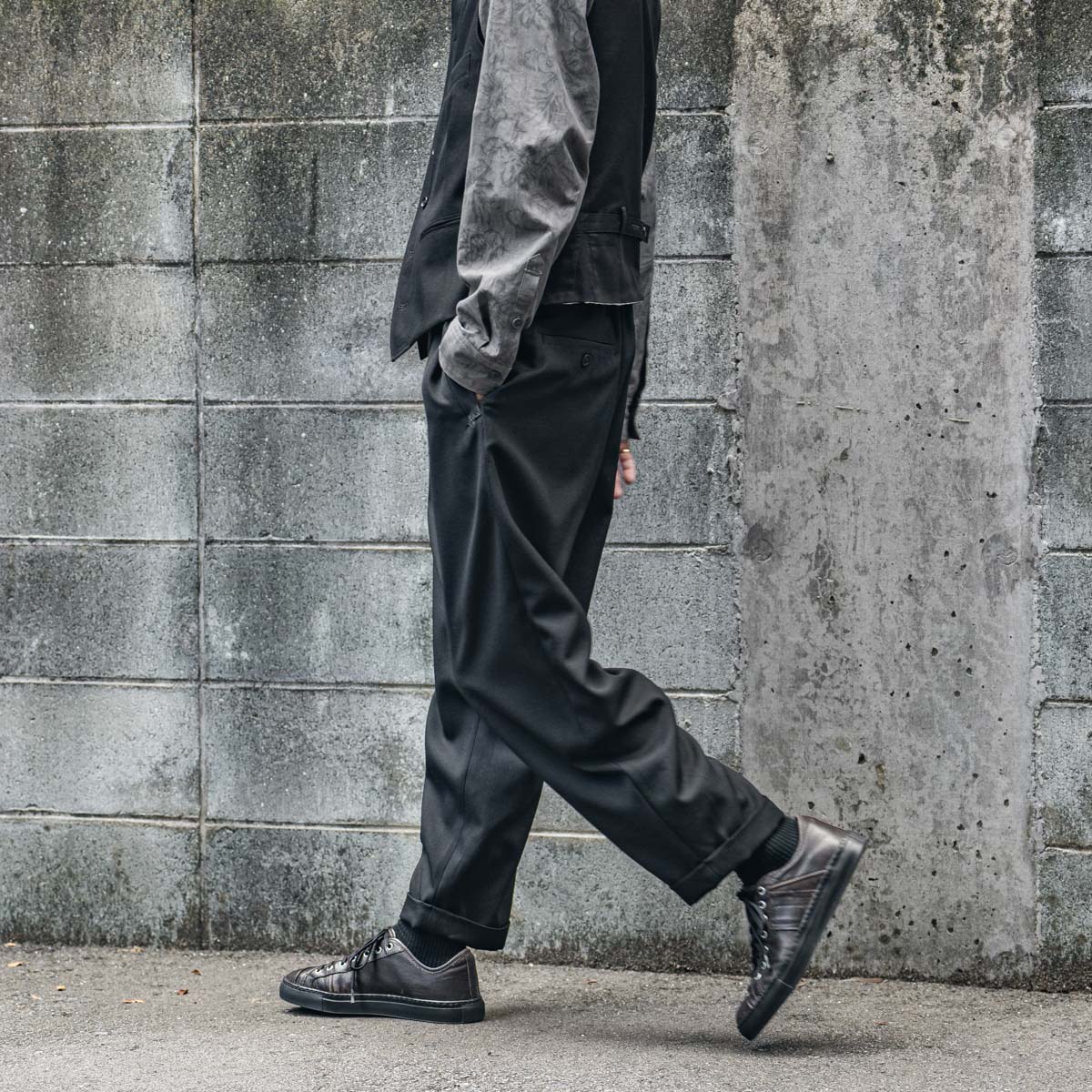 Y's for men 23AW ギャバジンステッチパンツ | HUES 福岡セレクトショップ