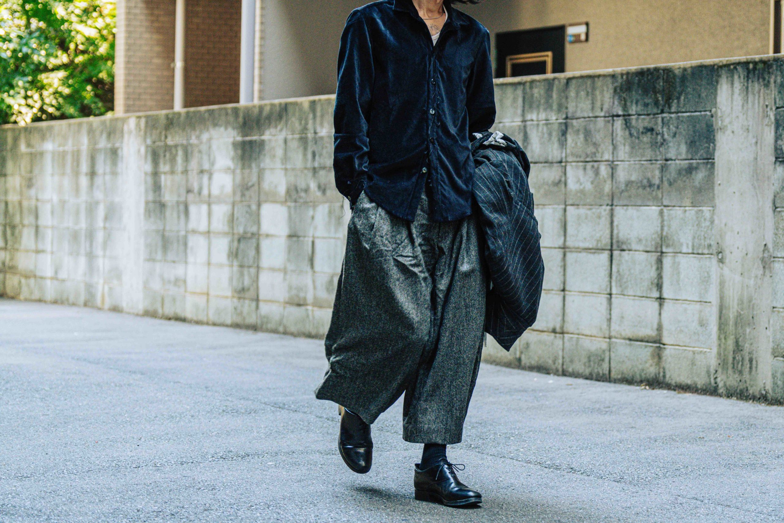 ARCHIVIO J.M.Ribot ヘリンボーンパンツ | HUES 福岡セレクトショップ