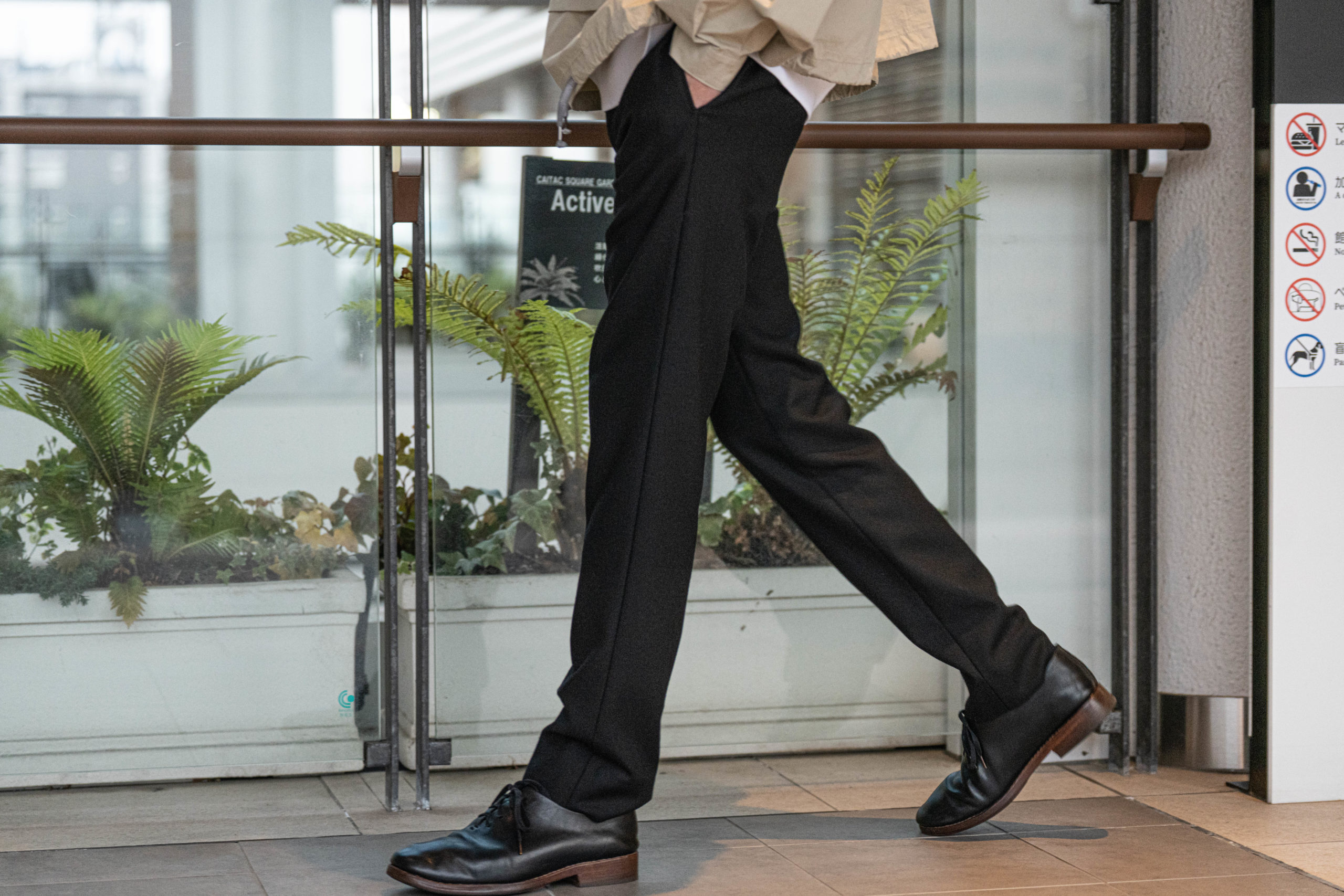 メゾンマルジェラのウールフランネル トラウザー | HUES 福岡セレクト