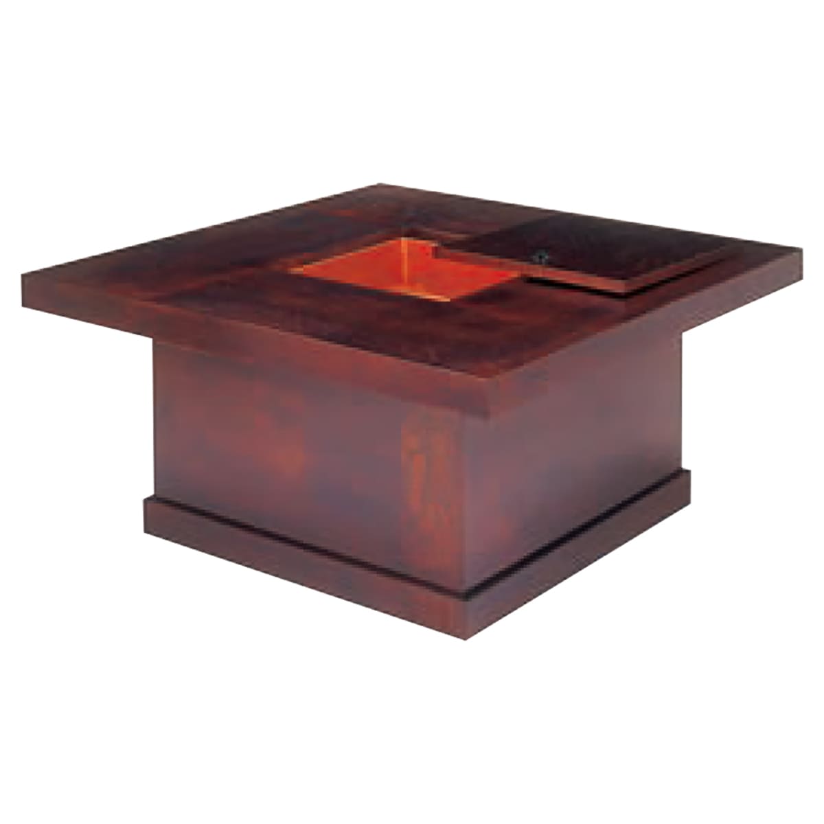 座卓 W120×D90×H40 天板厚9cm 囲炉裏 火鉢テーブル 【公式通販】