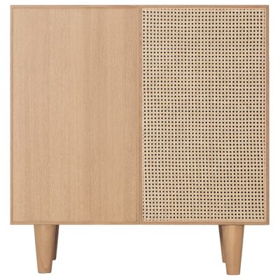 レクトキャビネットV5（木目縦扉／ラタン扉）VCA-004-V5 W750｜カワジュン