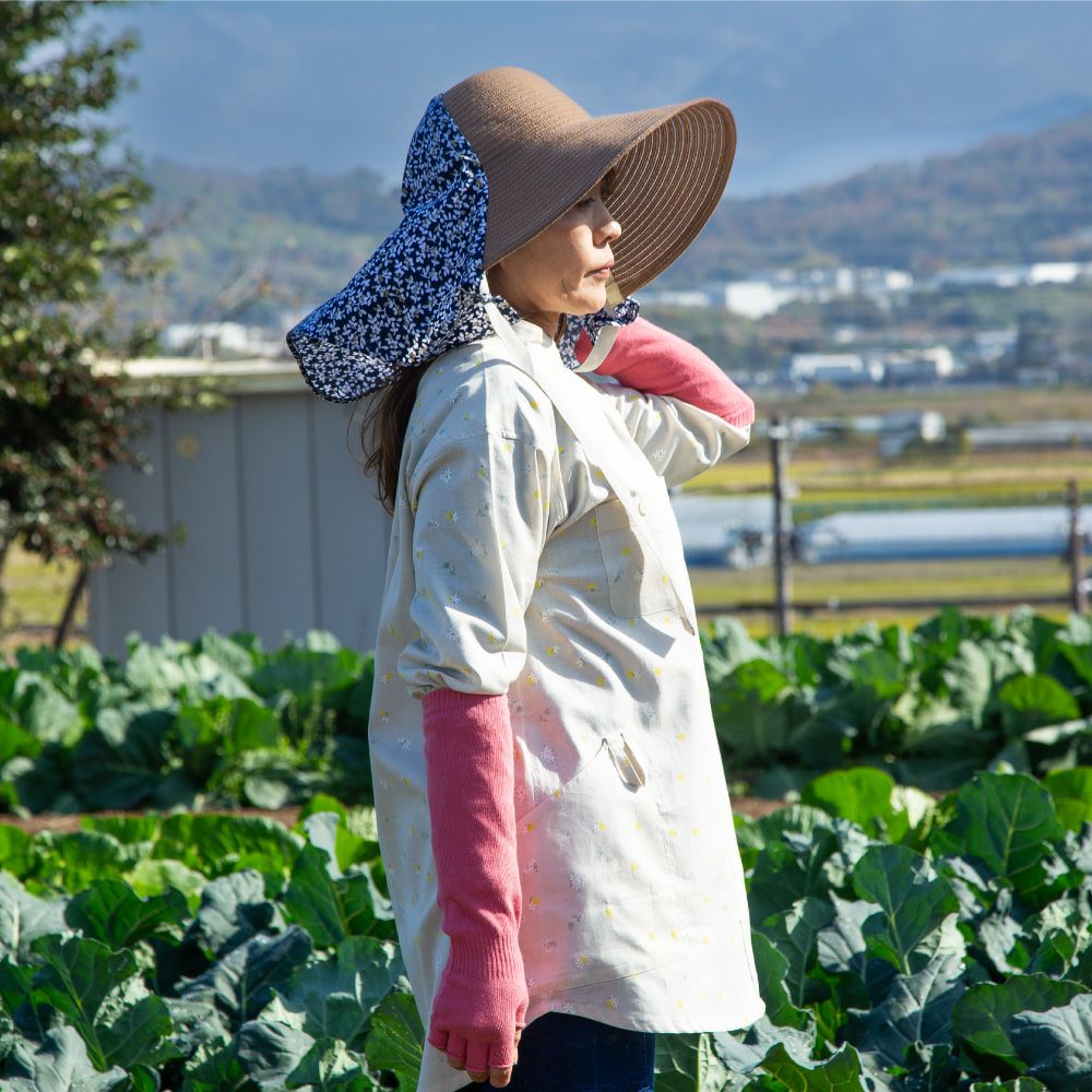 スタンドカラーロングシャツ（NS-521） （トップス）| 畑のしごと服