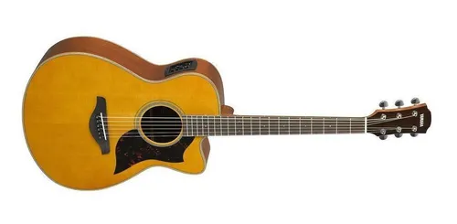Violão Elétrico Aço Yamaha Ac1m Ii Vintage Natural 6 Cordas