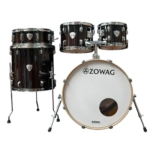 Bateria Acústica Zowag Z4 Shell Pack 5 Birch Wood Cor Brown Black