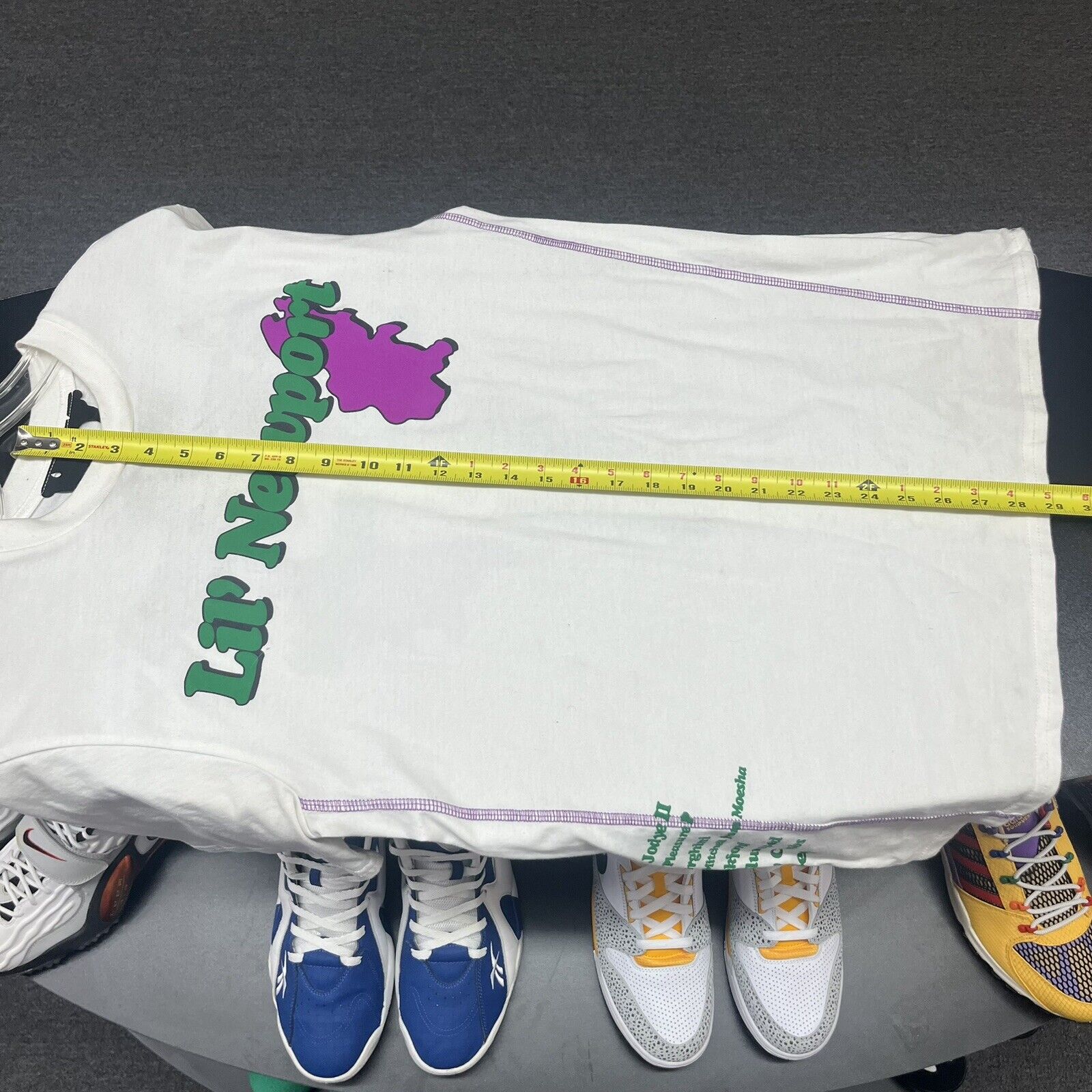 Vlone Lil Newport ASAP YAMS Shirt Small New Designer Rare | Hype