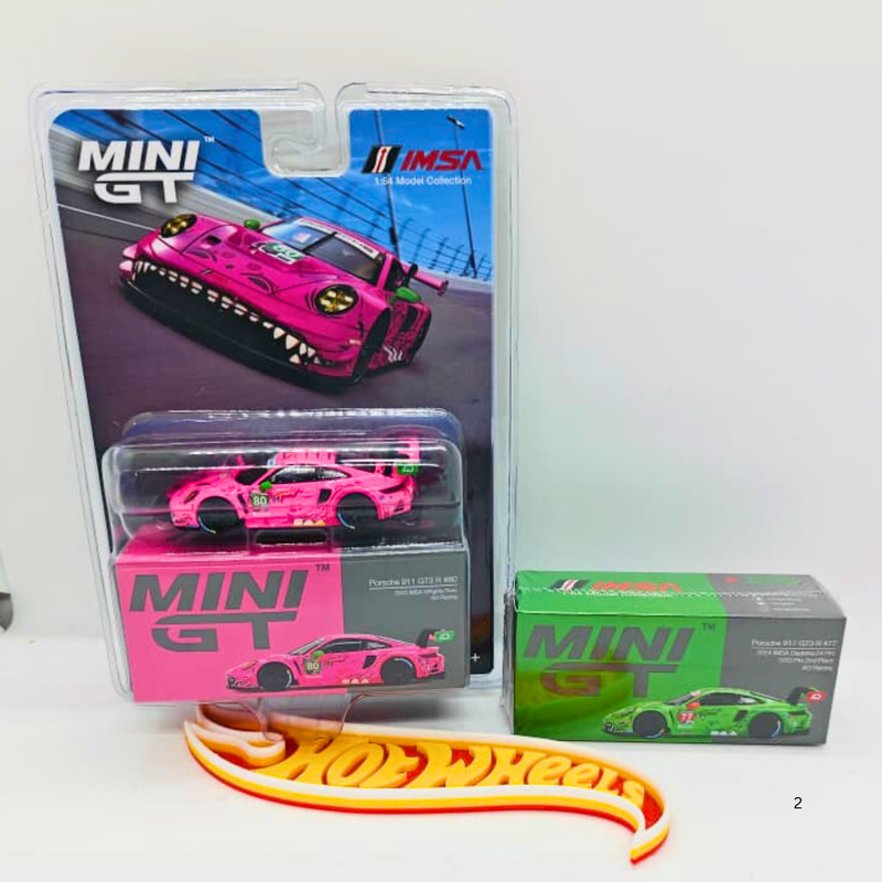 MINI GT Porsche 911 GT3 R AO Racing 2023 IMSA VIRginia ROXY