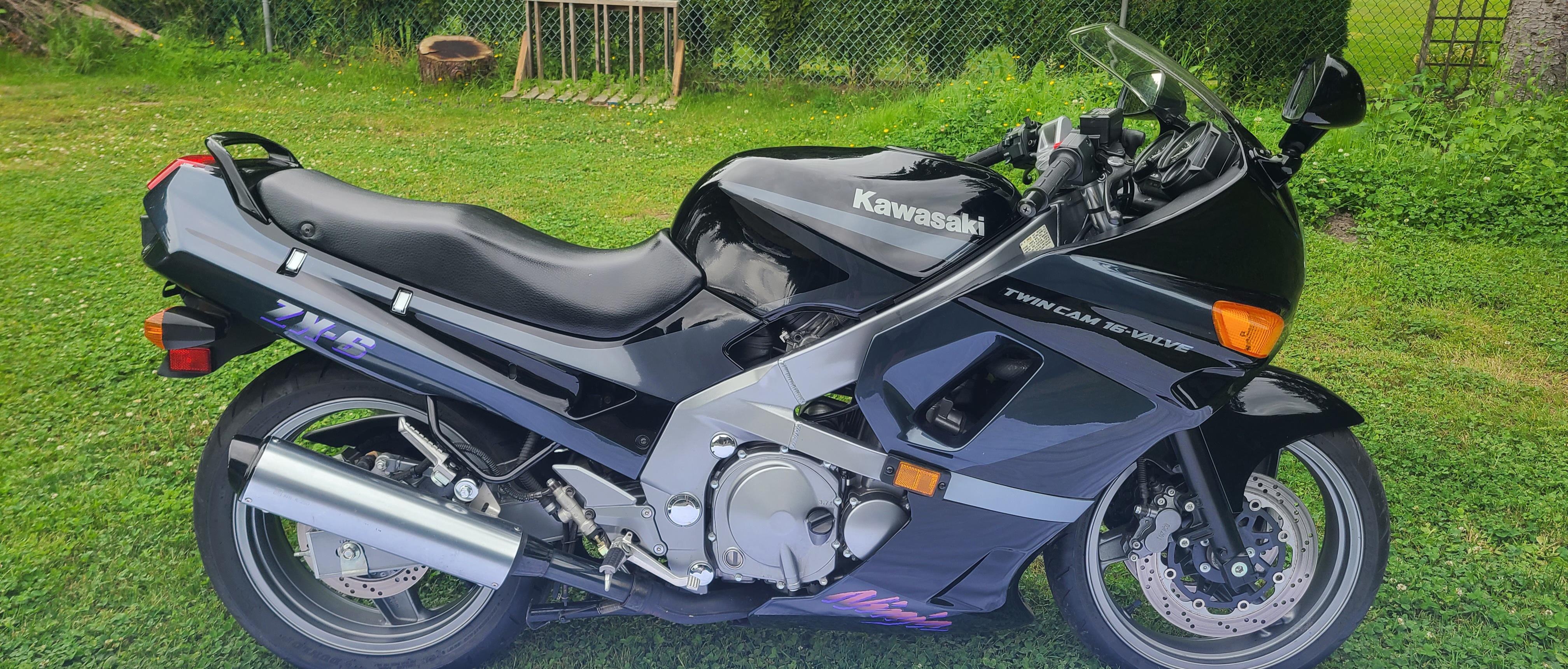 1991 Kawasaki ZX-6, need tips for installing sliders : r/Sportbikes