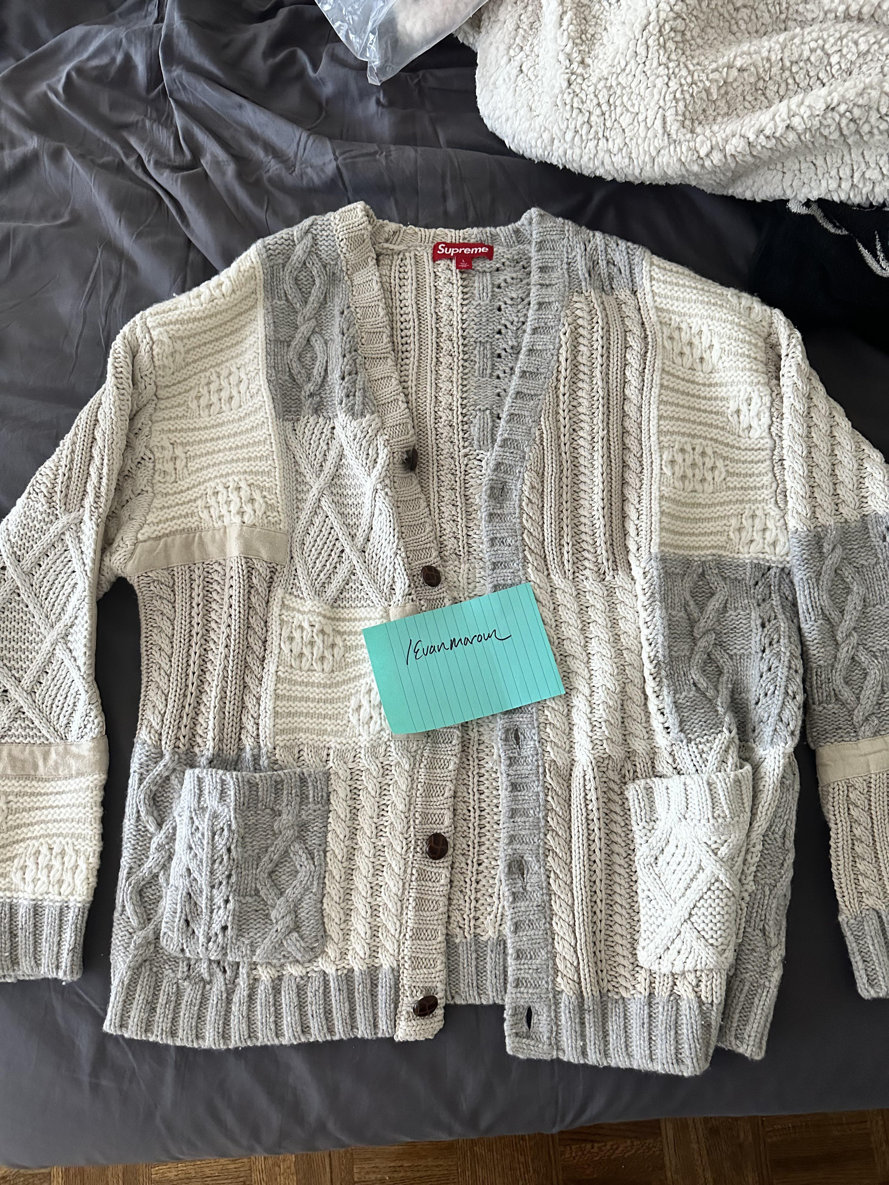 FT / Patchwork Cable knit Cardigan : r/supremeclothing