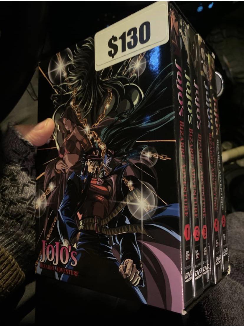 すごい掘り出し物！ジョジョの奇妙な冒険 OVA ボックスセット、DVD 6枚