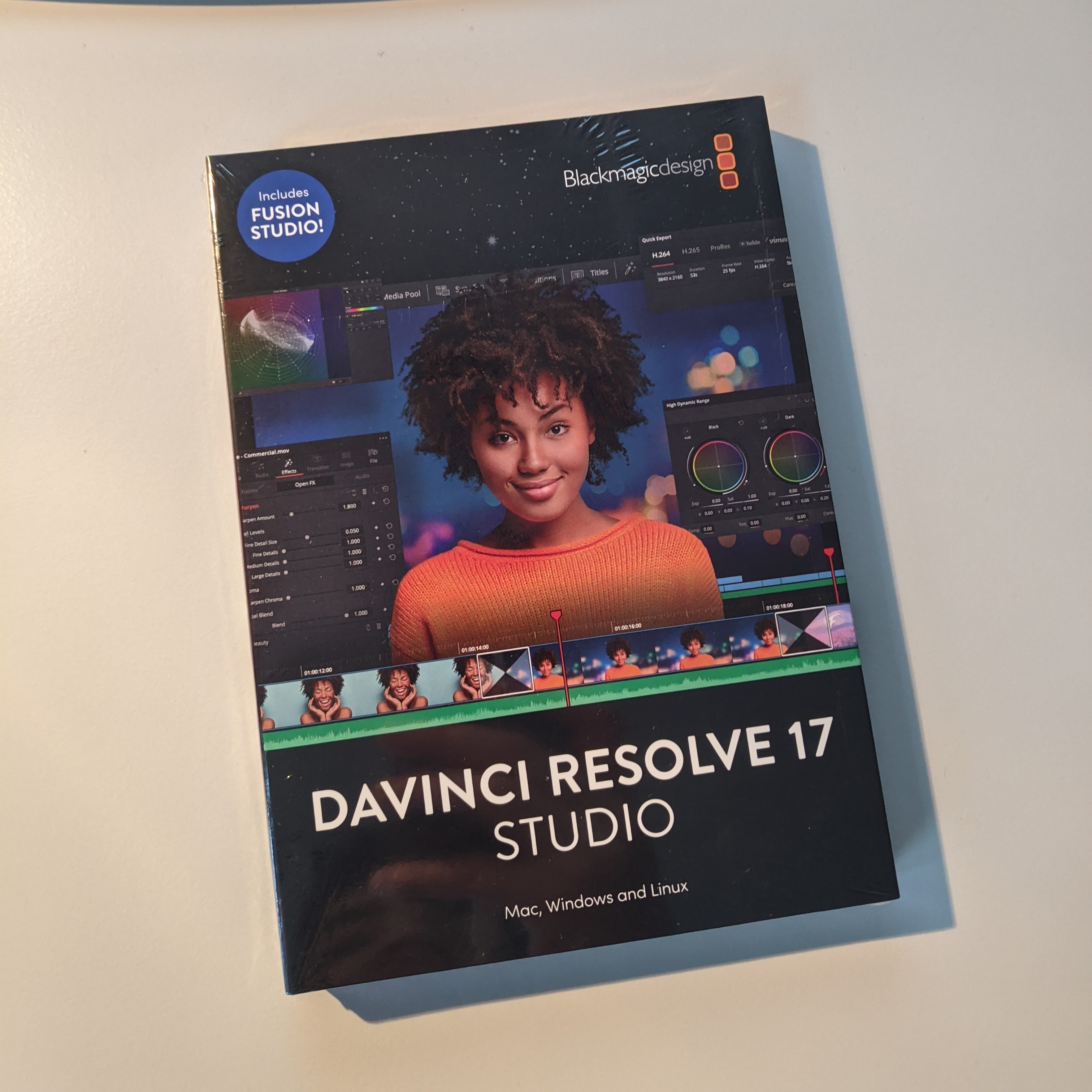 Just received this, new Davinci Resolve 17 packaging! (Or at least