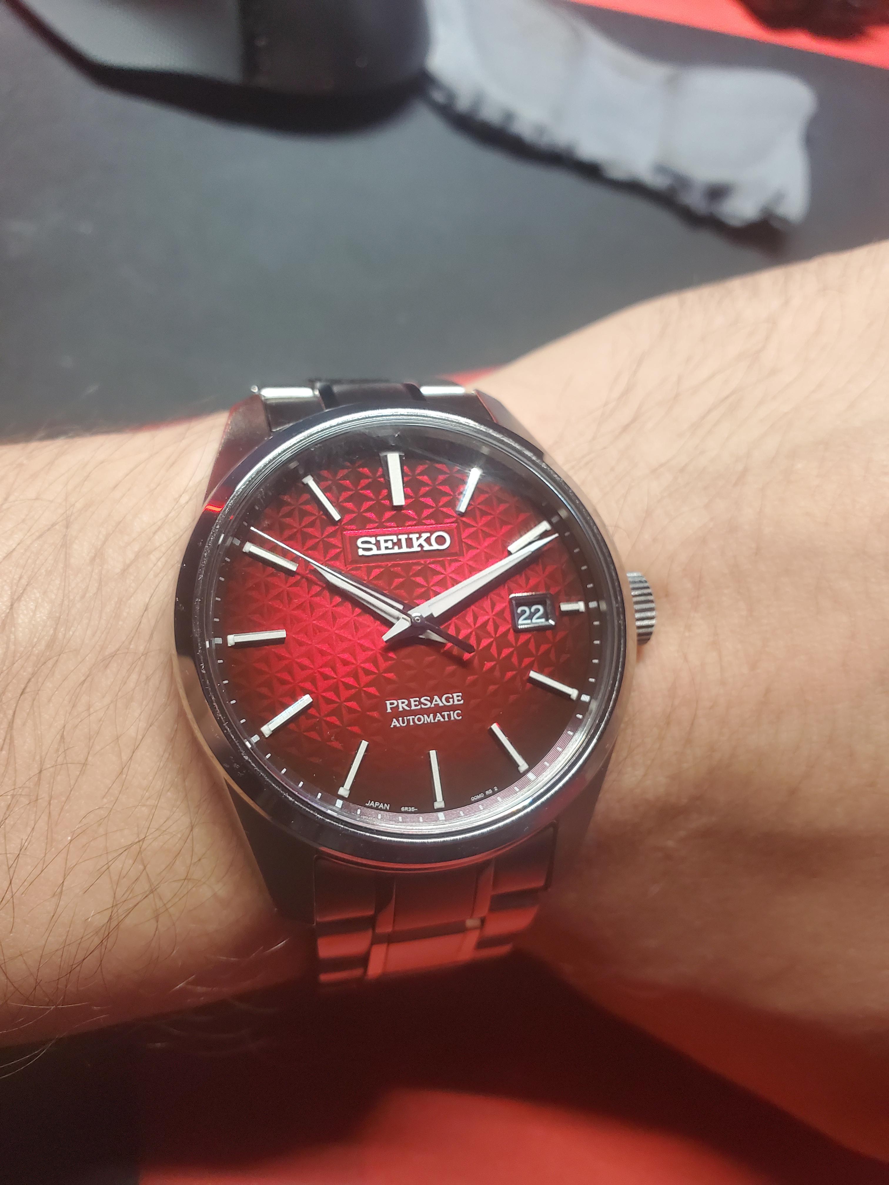 SEIKO SARX089] セイコーのプレザージュが遅れてる : r/Watches